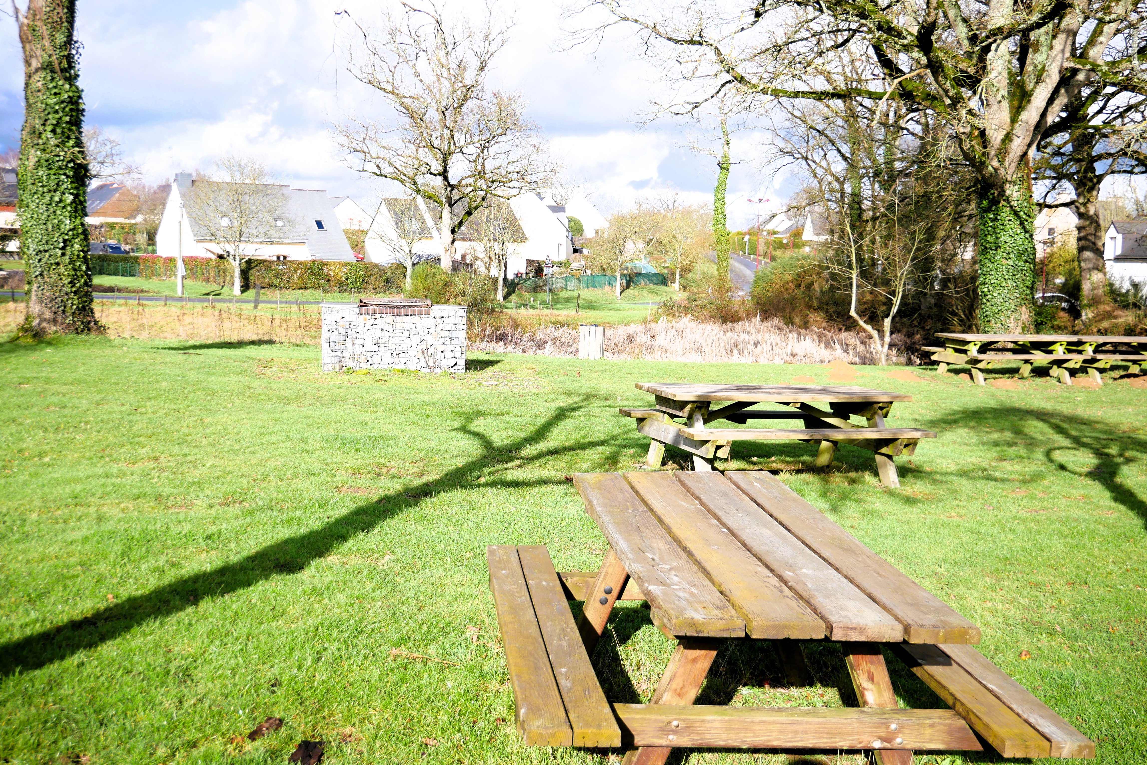 Parc et étang à Chasné-sur-Illet